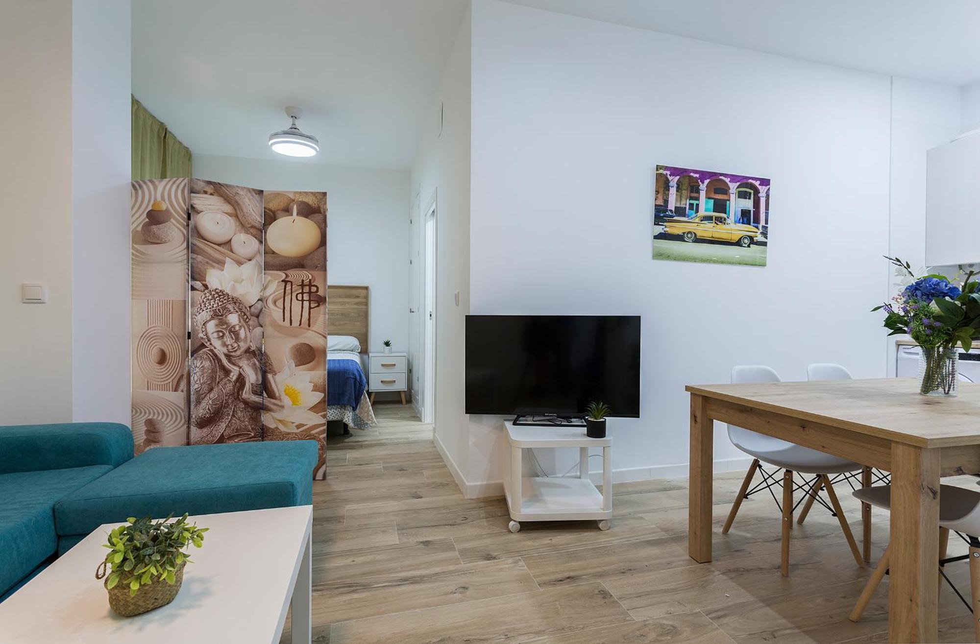 Estudio Moderno Playa Victoria Cadiz Bagian luar foto